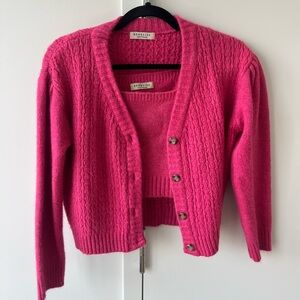 Tank and Sweater Set - Pink - size S
